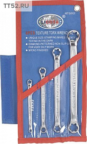 На сайте Трейдимпорт можно недорого купить Набор ключей E-профиль текстурных 4пр. AWT-EAFK01. 