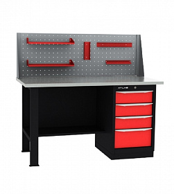 На сайте Трейдимпорт можно недорого купить Верстак промышленный однотумбовый ATLAS CT1500Z-L-B031-P. 